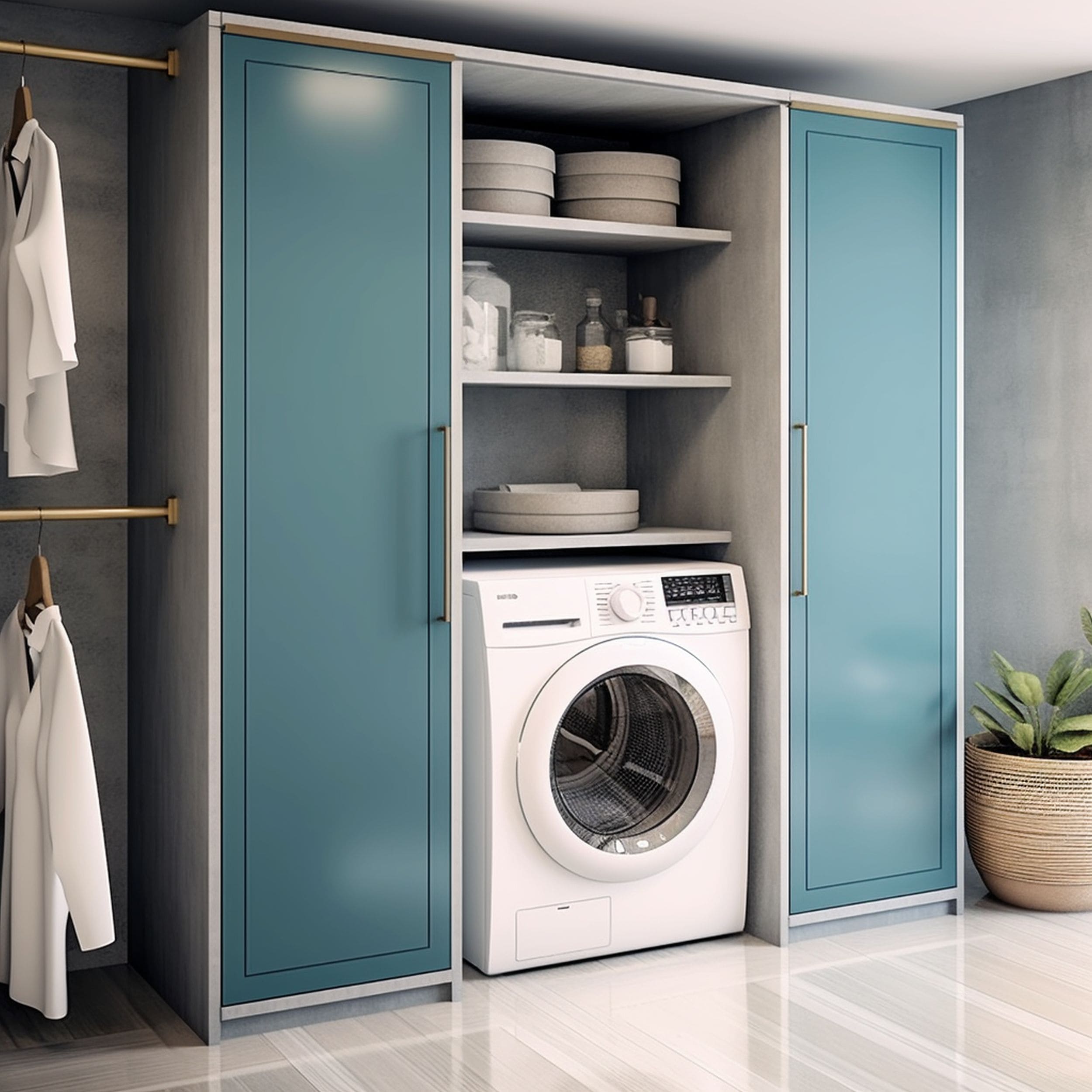 Shop Vac Stored in the Closet