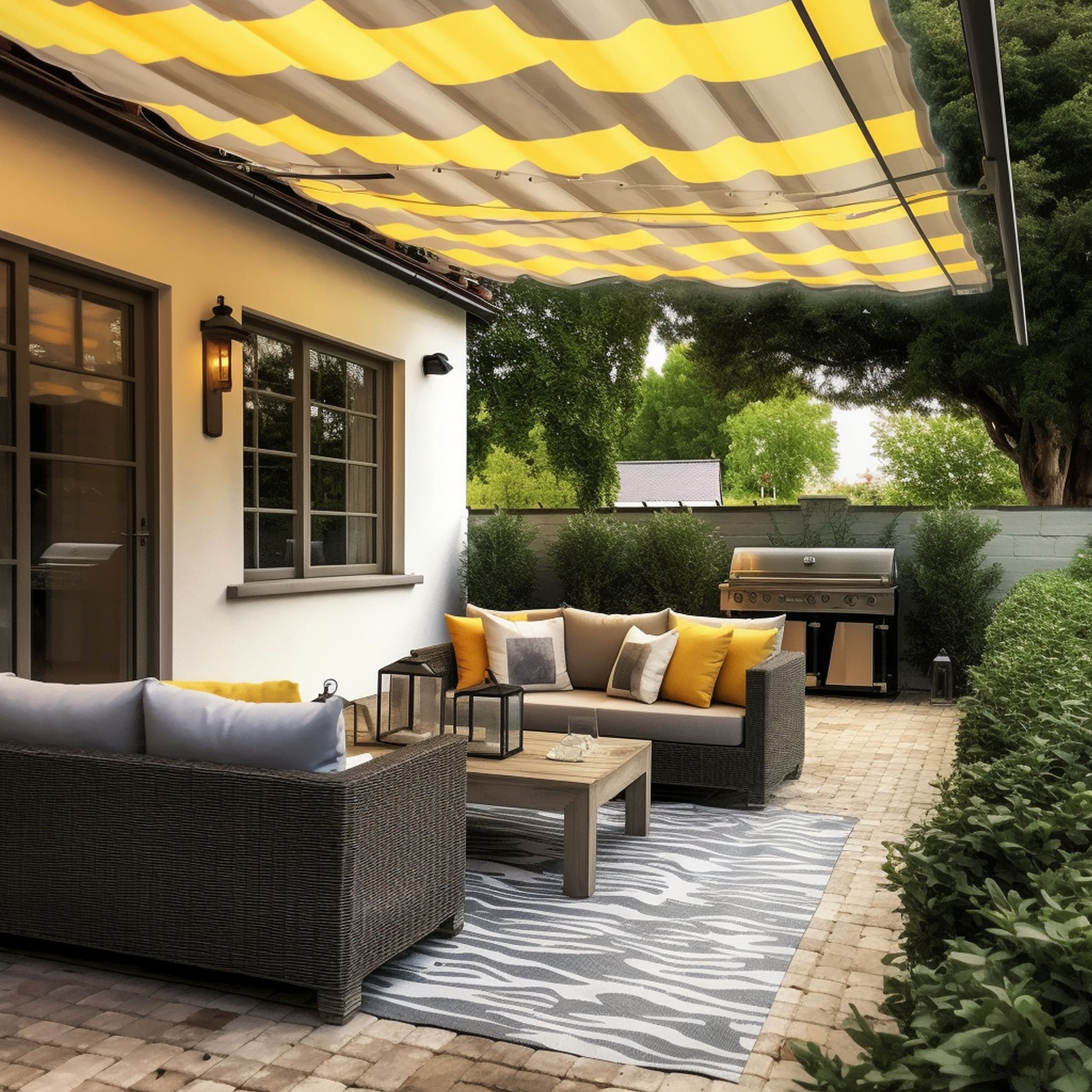 Shade Cloth Patio Awning