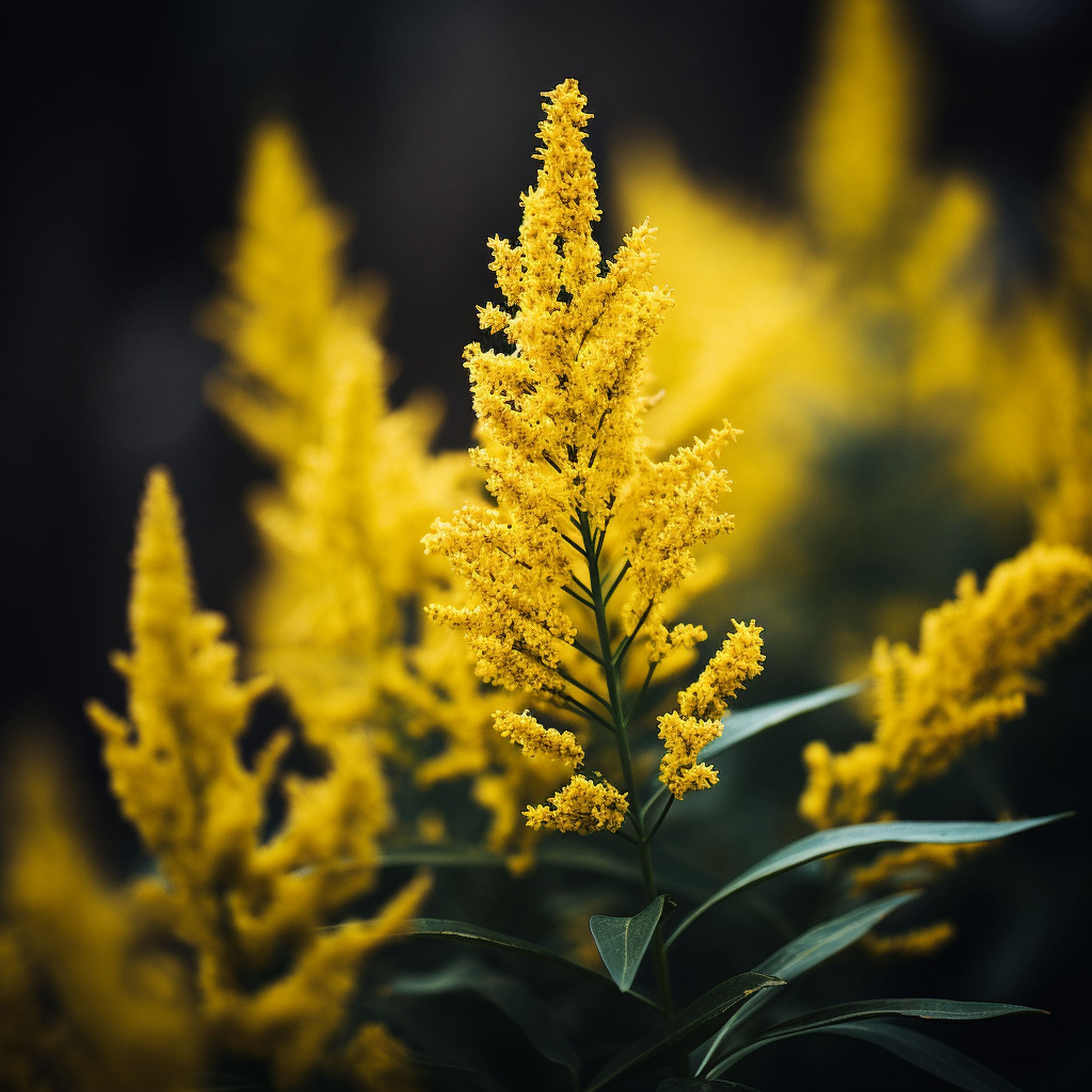 Close up of Goldenrod Plant