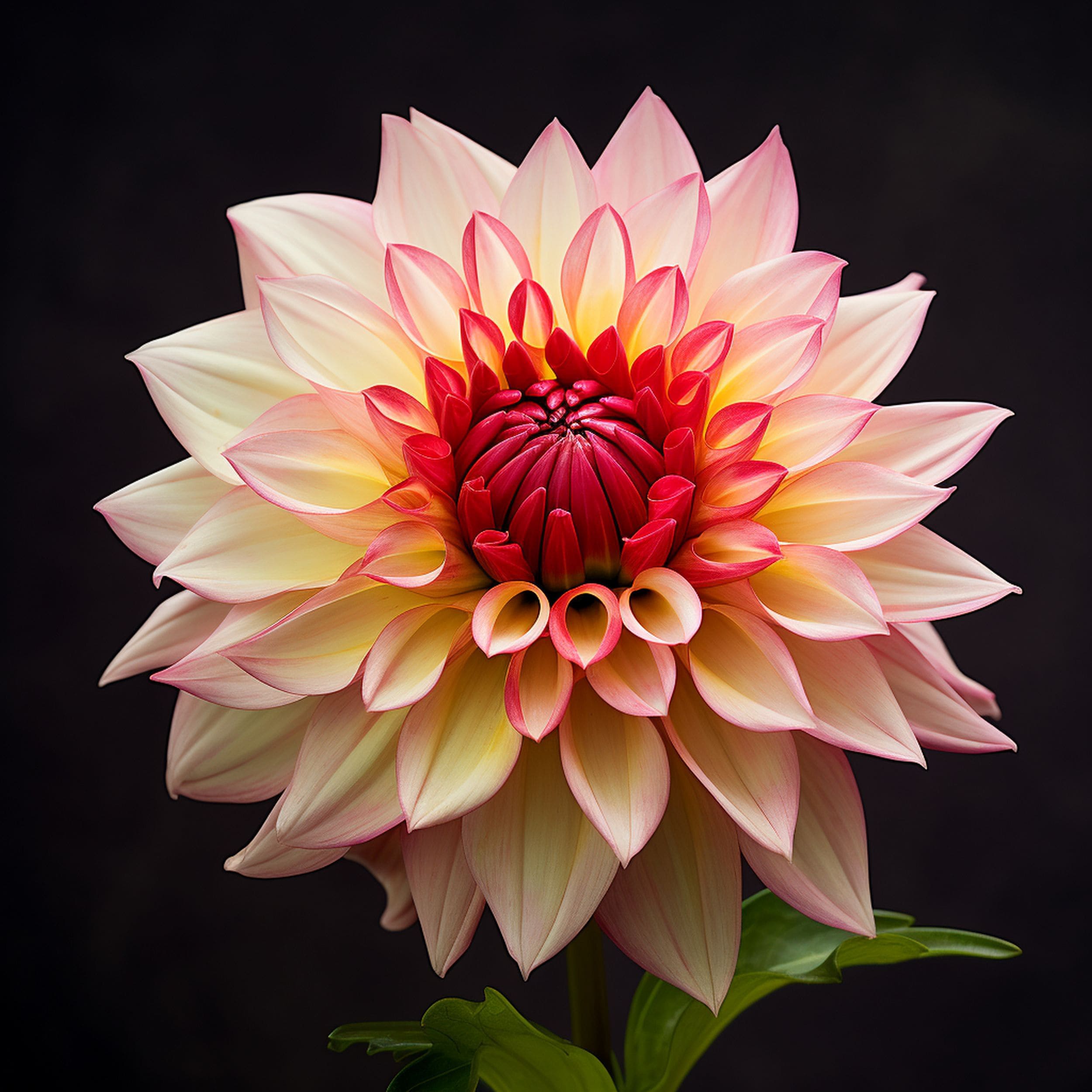 Close up of Dahlia Plant