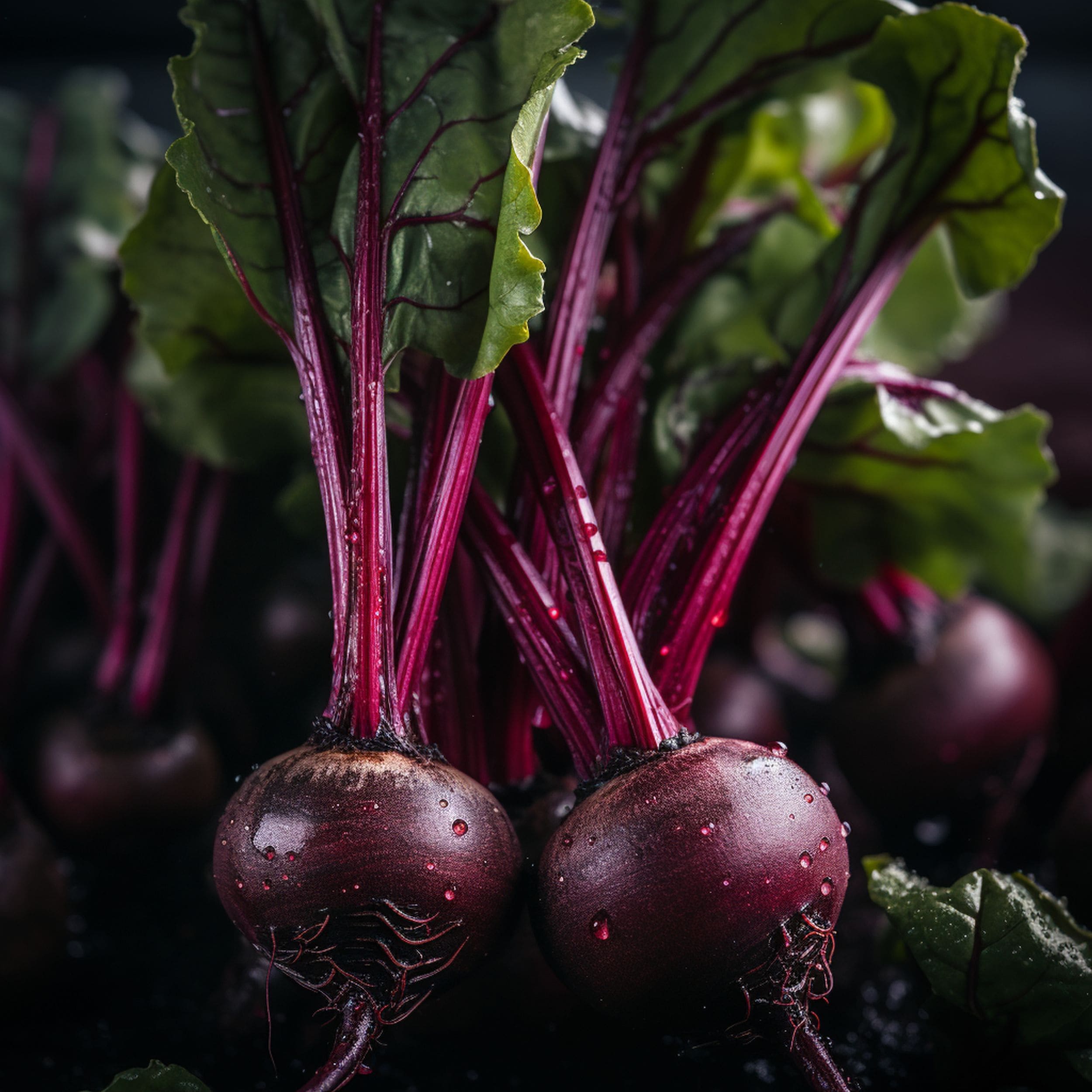 Close up of Beets Plant