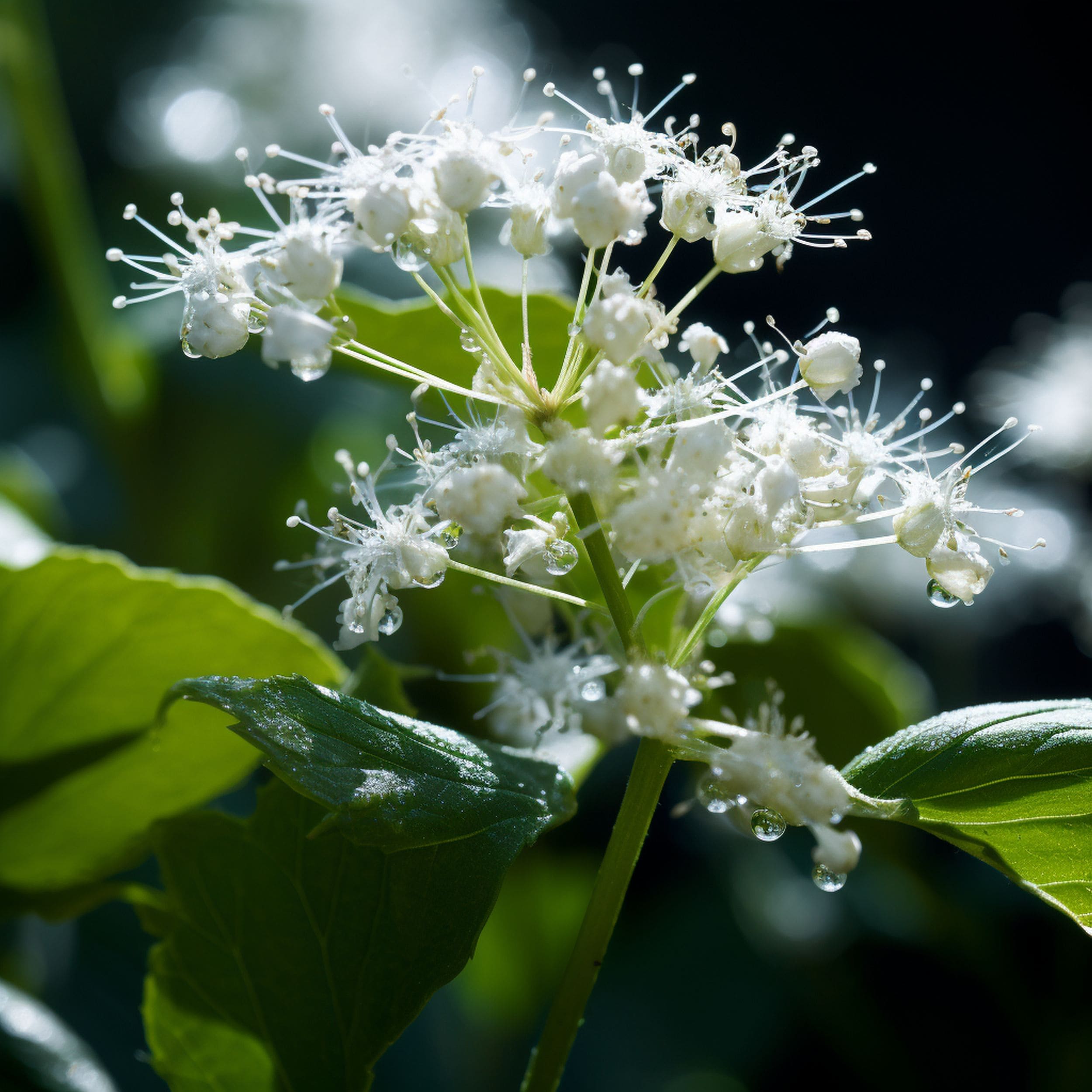 Close up of White Snakeroot Plant