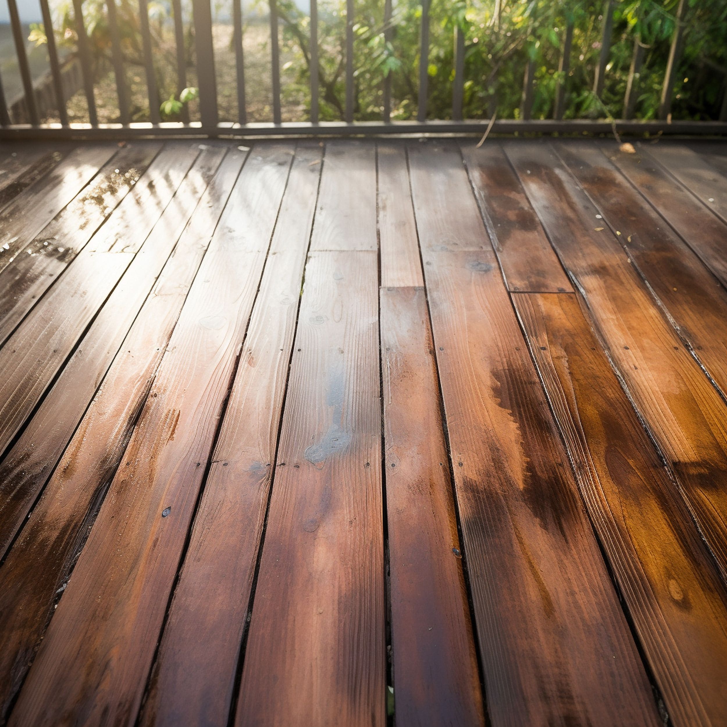 Stained Wood Deck