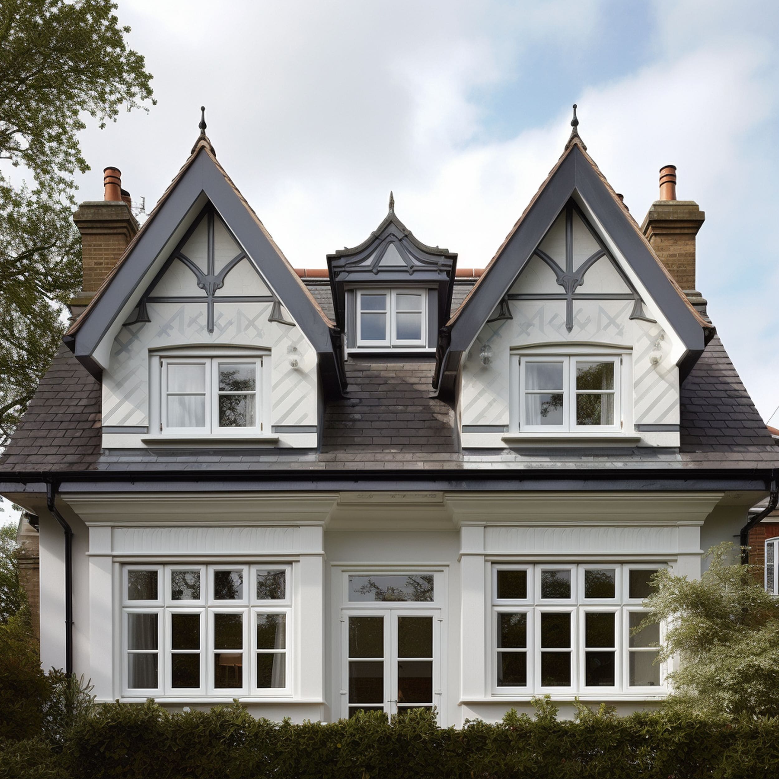 Elegant House With Multiple Windows