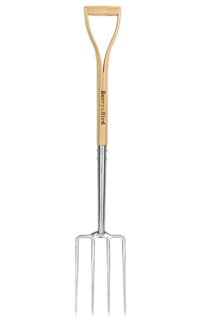 Gardening Fork With Wooden Handle
