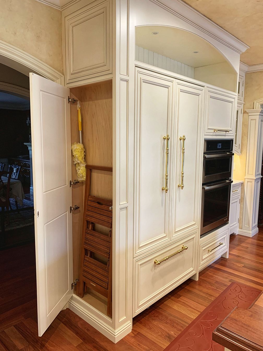 Ladder Inside a Cabinet
