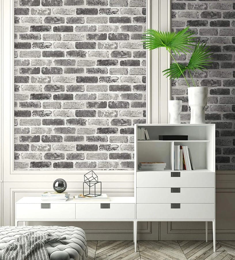 Faux Brick Wallpaper