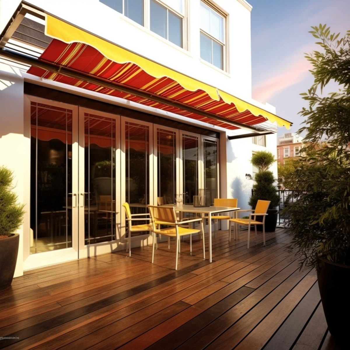 10 Colorful Patio Awning Ideas
