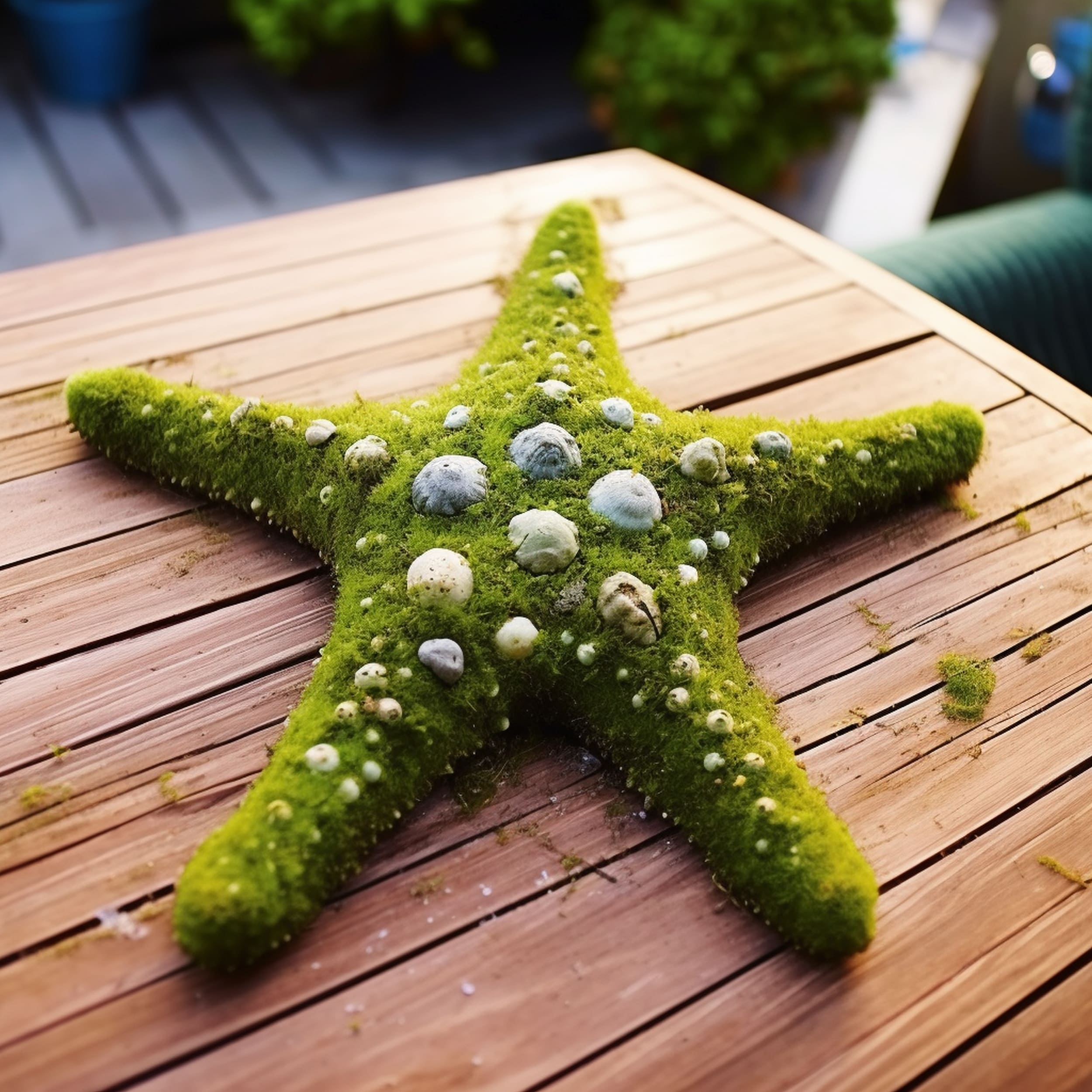 Mossy Starfish Decoration