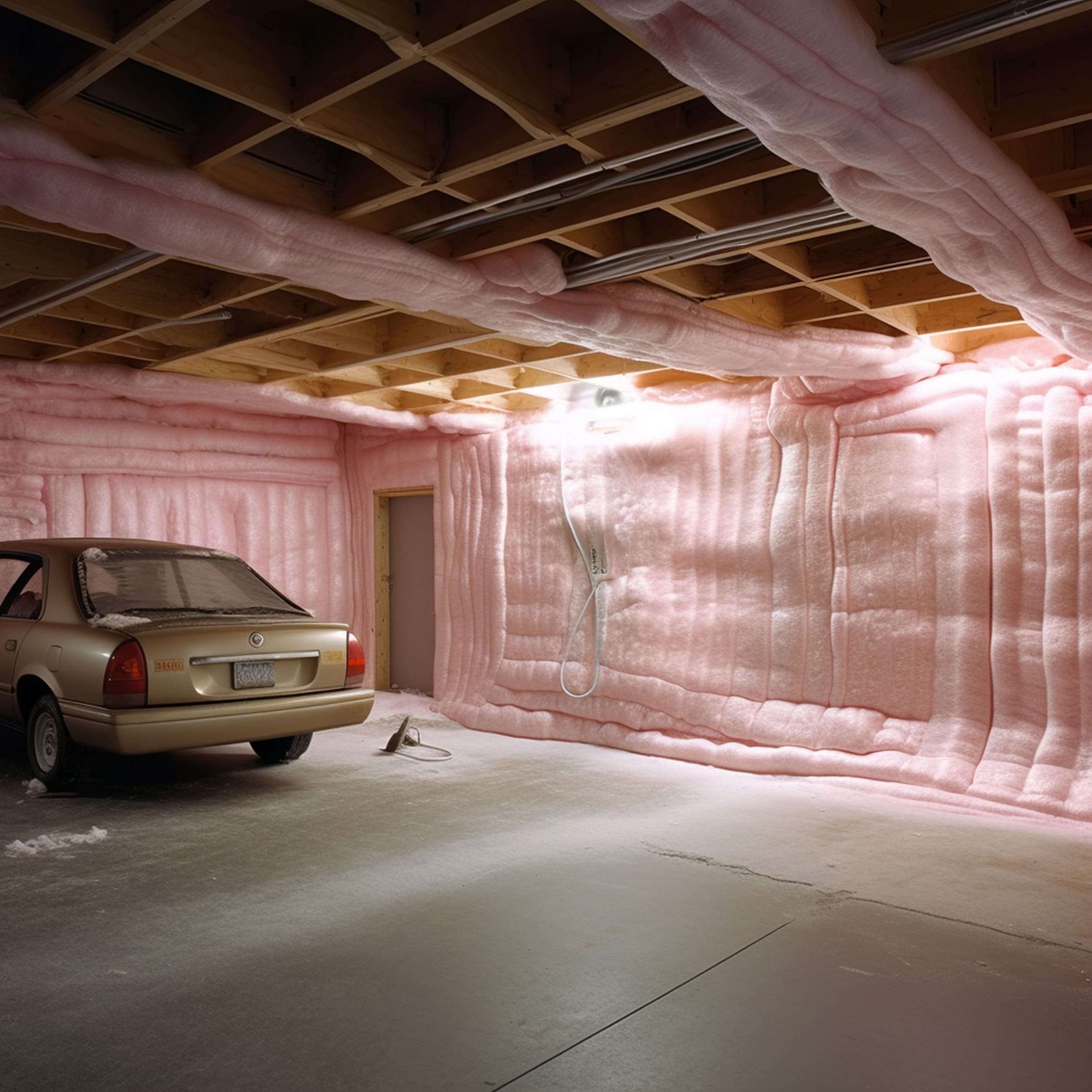 Insulated Garage Interior