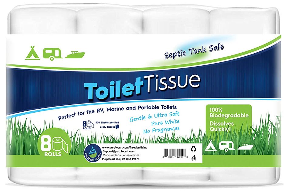 Freedom Living RV Toilet Paper Dissolving