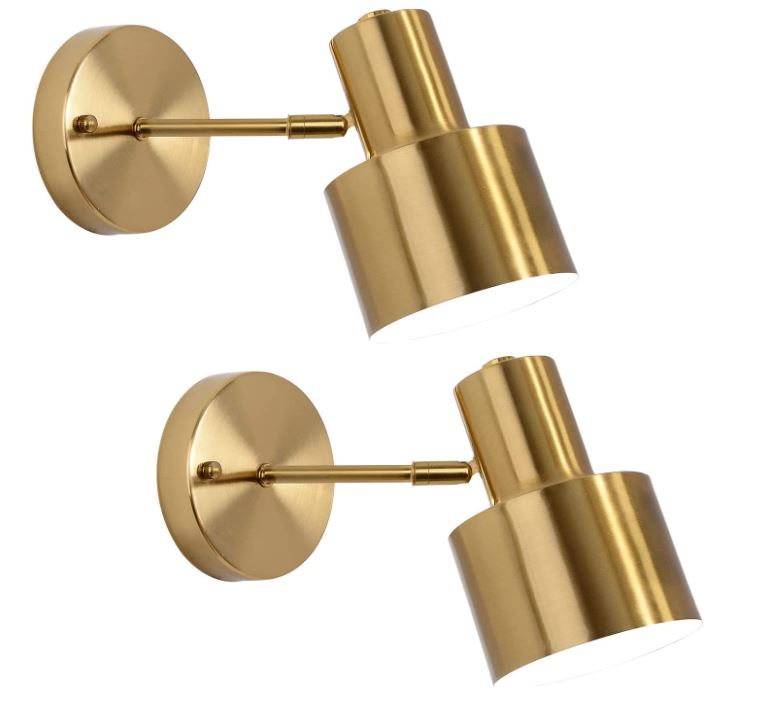 Gold Adjustable Wall Sconces