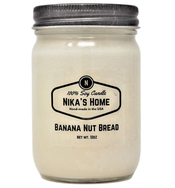 Nika's Home Banana Nut Bread Candle