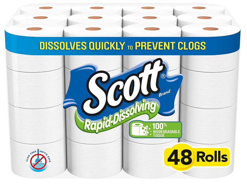 Scott Rapid Dissolving Toilet Paper