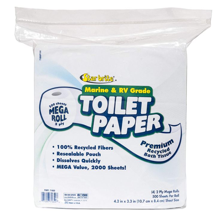 Star Brite Toilet Tissue Marine RV Grade Fast Dissolving