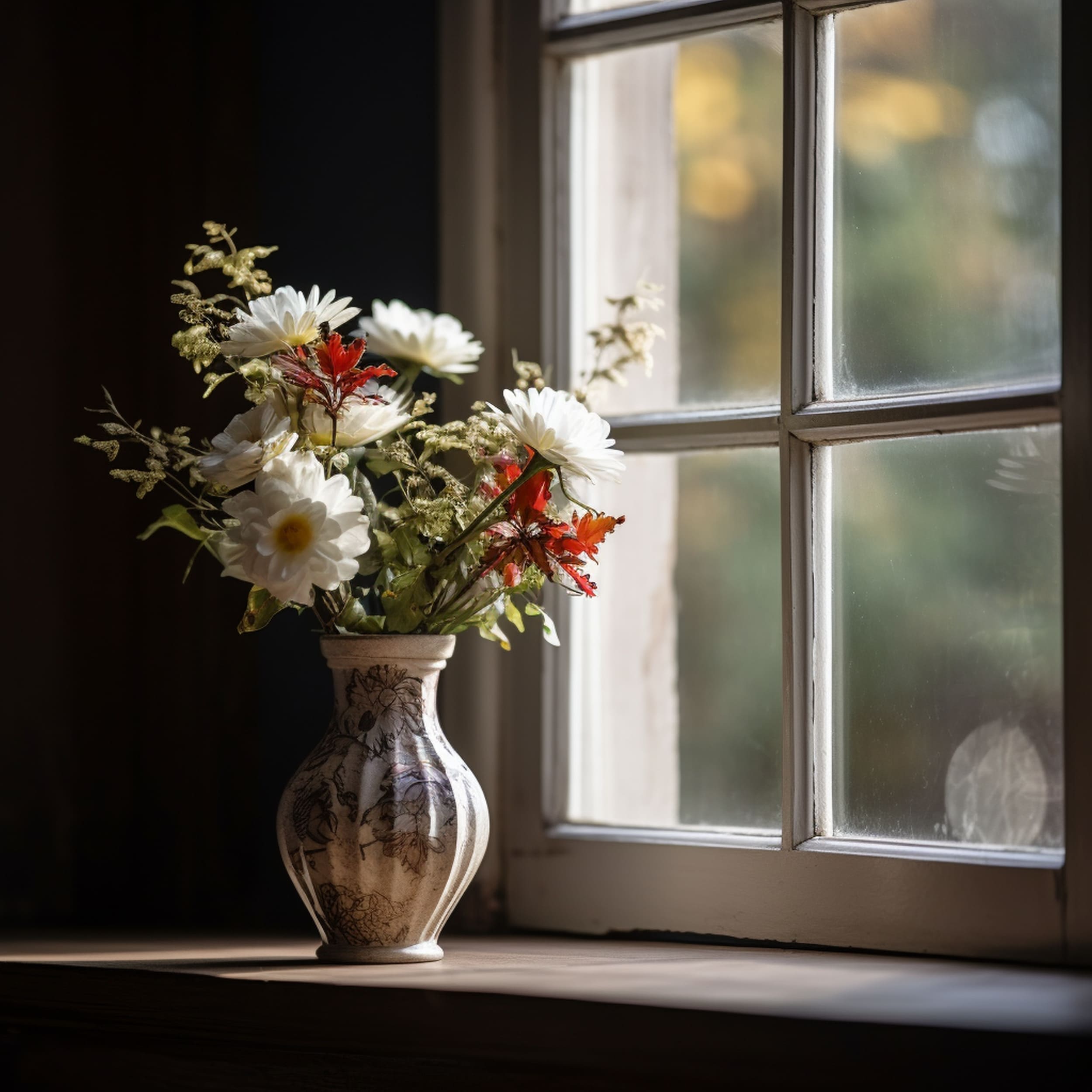 Bouquet Vase With Flowers