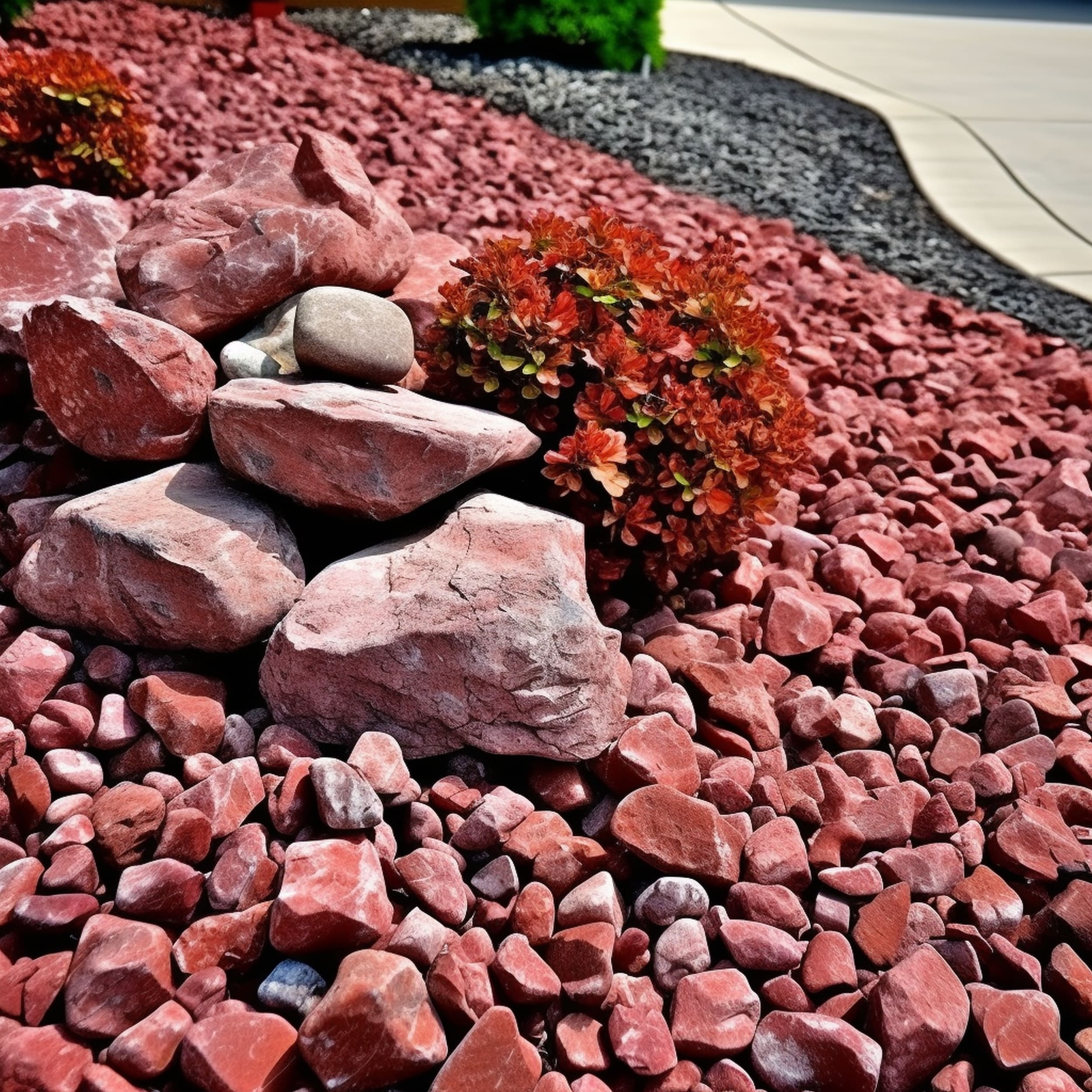 Lava Rock Used in Landscaping