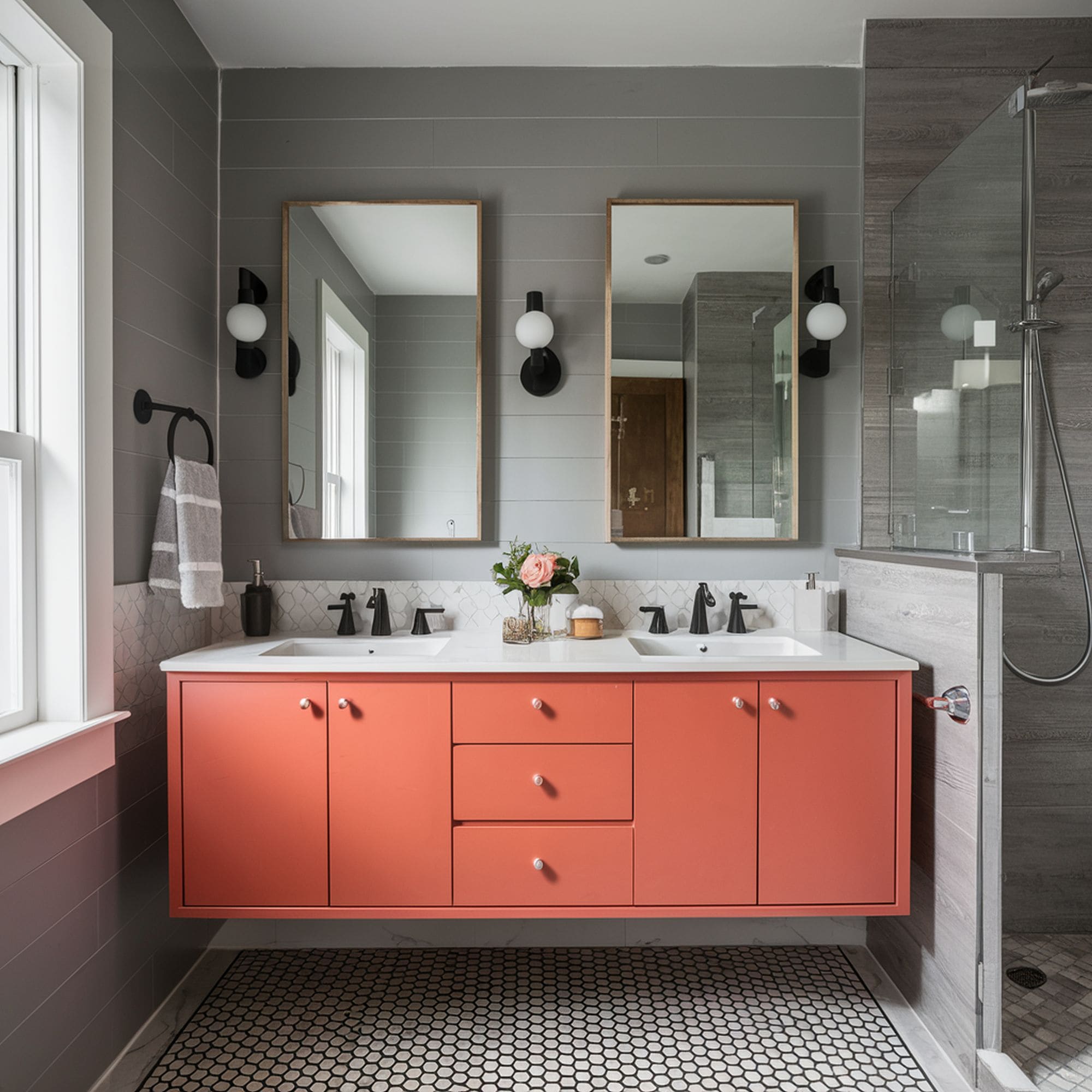 Coral Bathroom Vanity