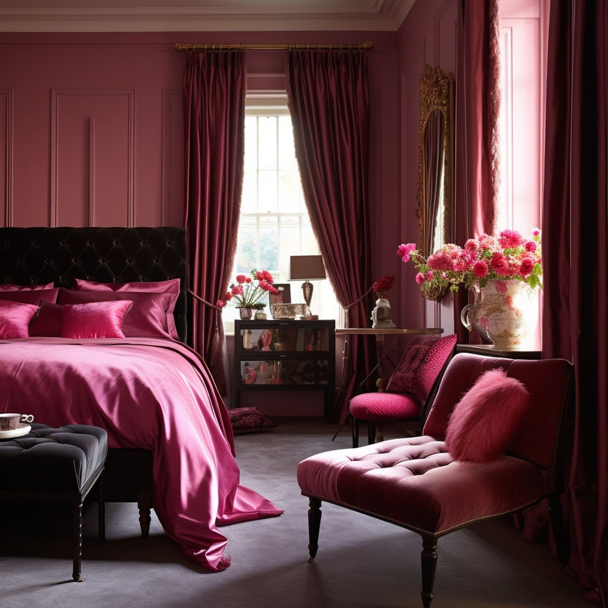 The 8 Best Curtain Colors for Pink Walls
