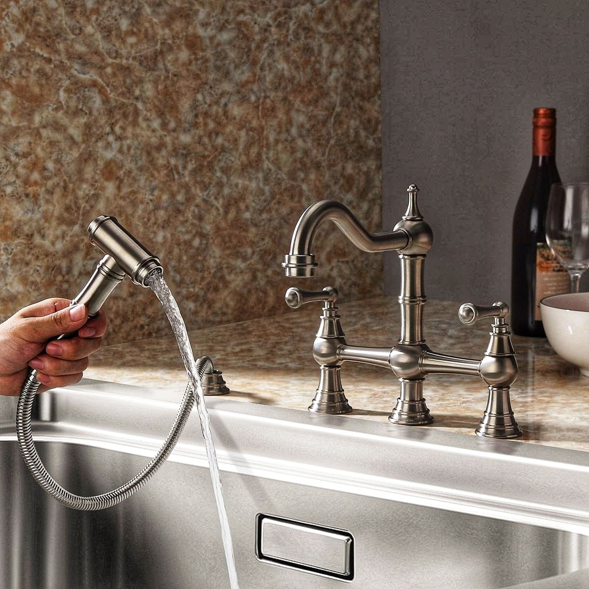 Deck Mount Faucet