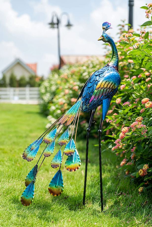Peacock Lawn Ornament
