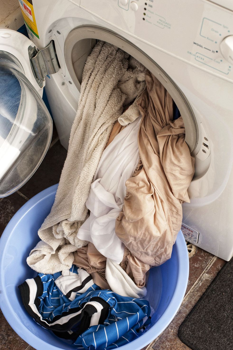 Soaking Clothes in a Dryer