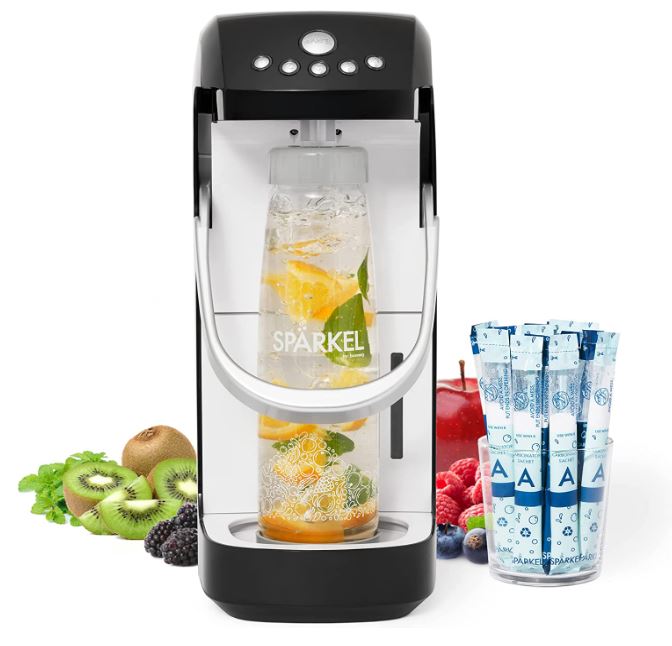 Sparkel Beverage System Sparkling Water and Soda Maker