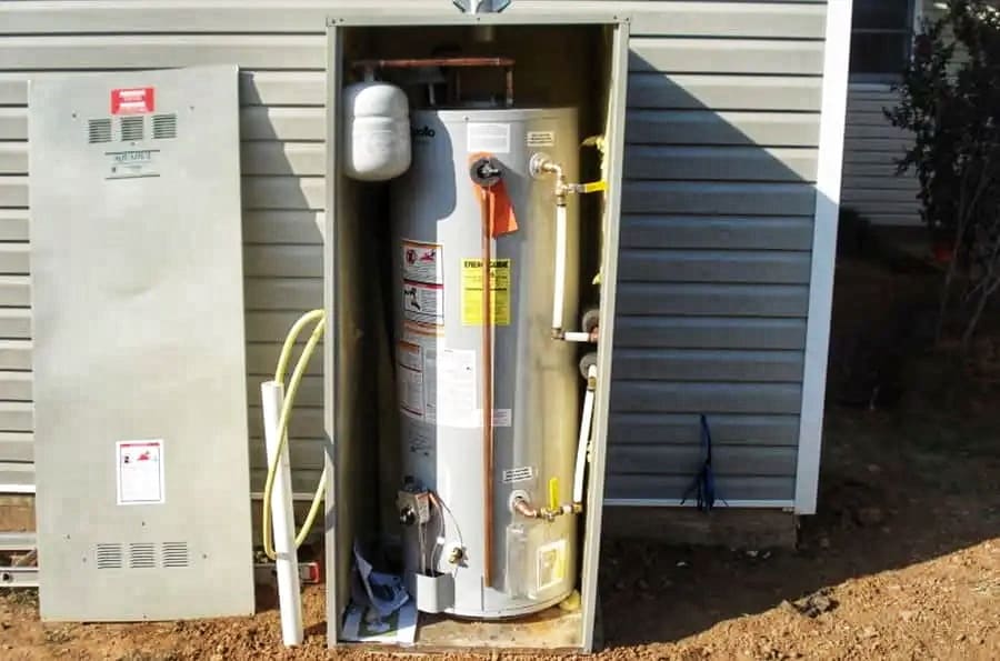 Water Heater Outside
