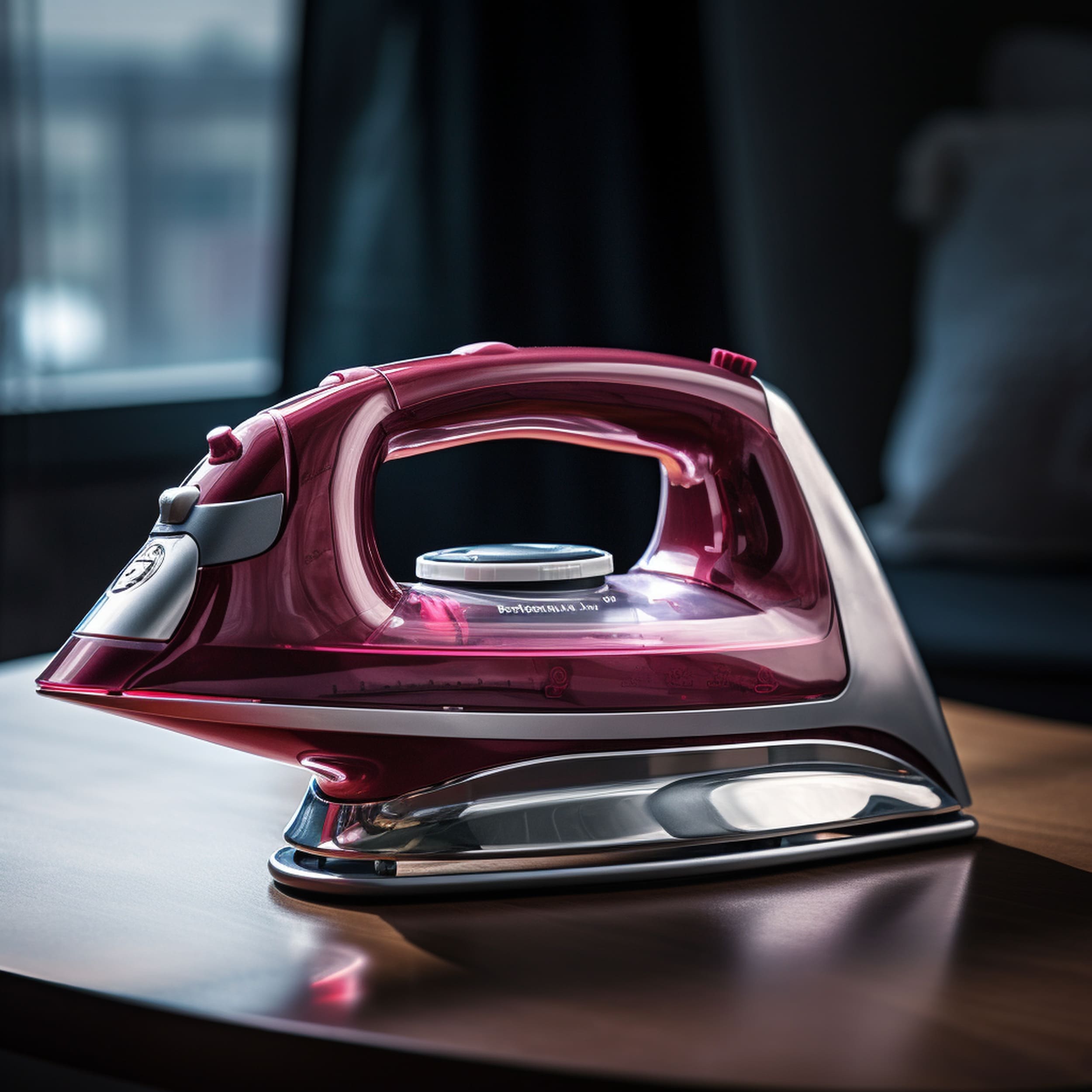 A Close Up Photo of a Clothes Iron