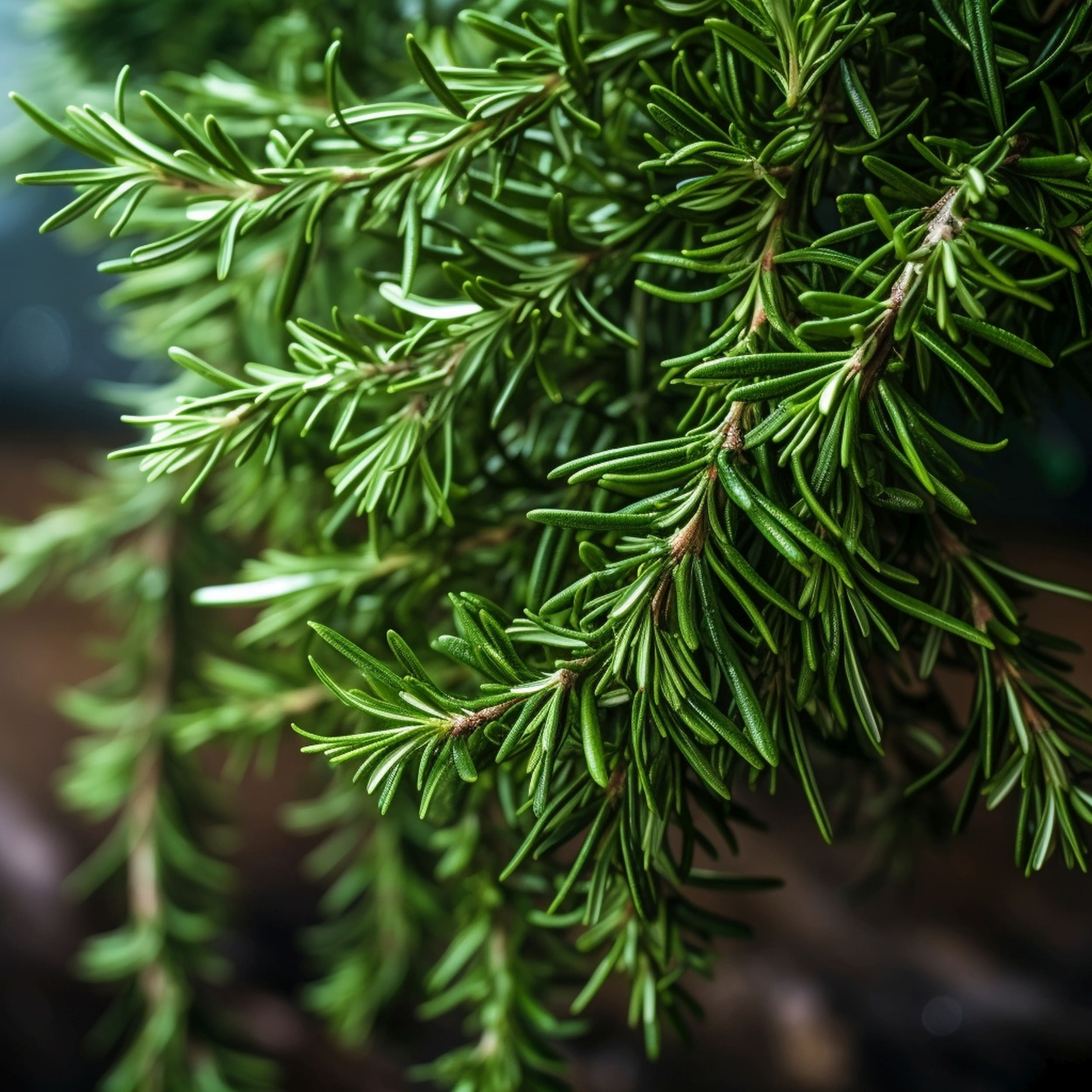 Close up of a Rosemary Bush