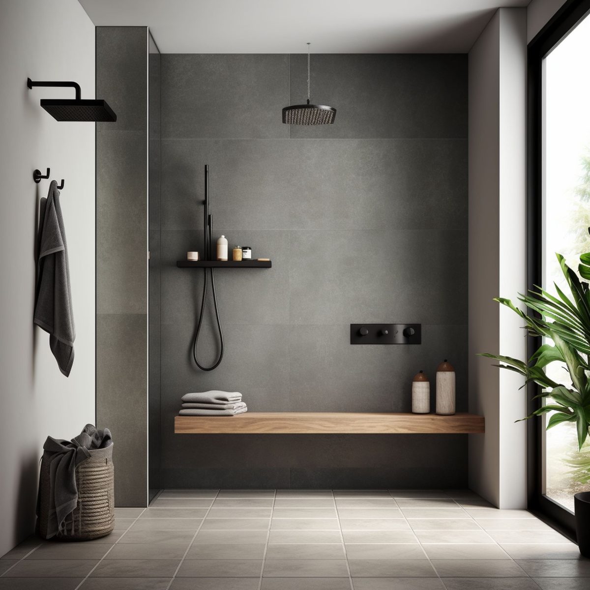 10 Beautiful Floating Shower Bench Ideas