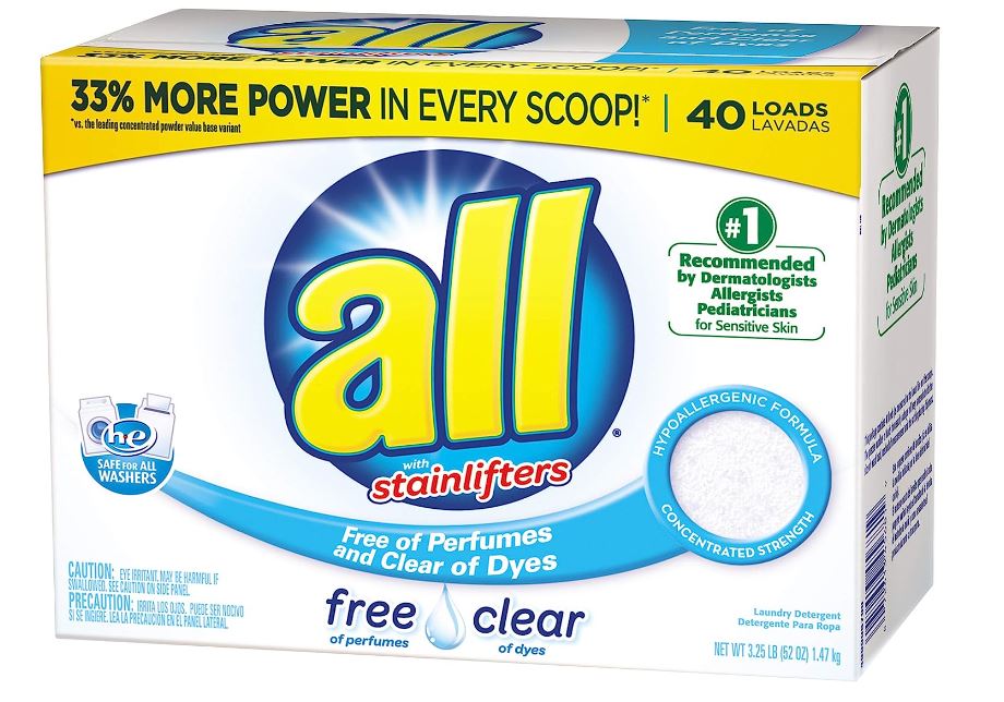 All Powder Laundry Detergent for Sensitive Skin