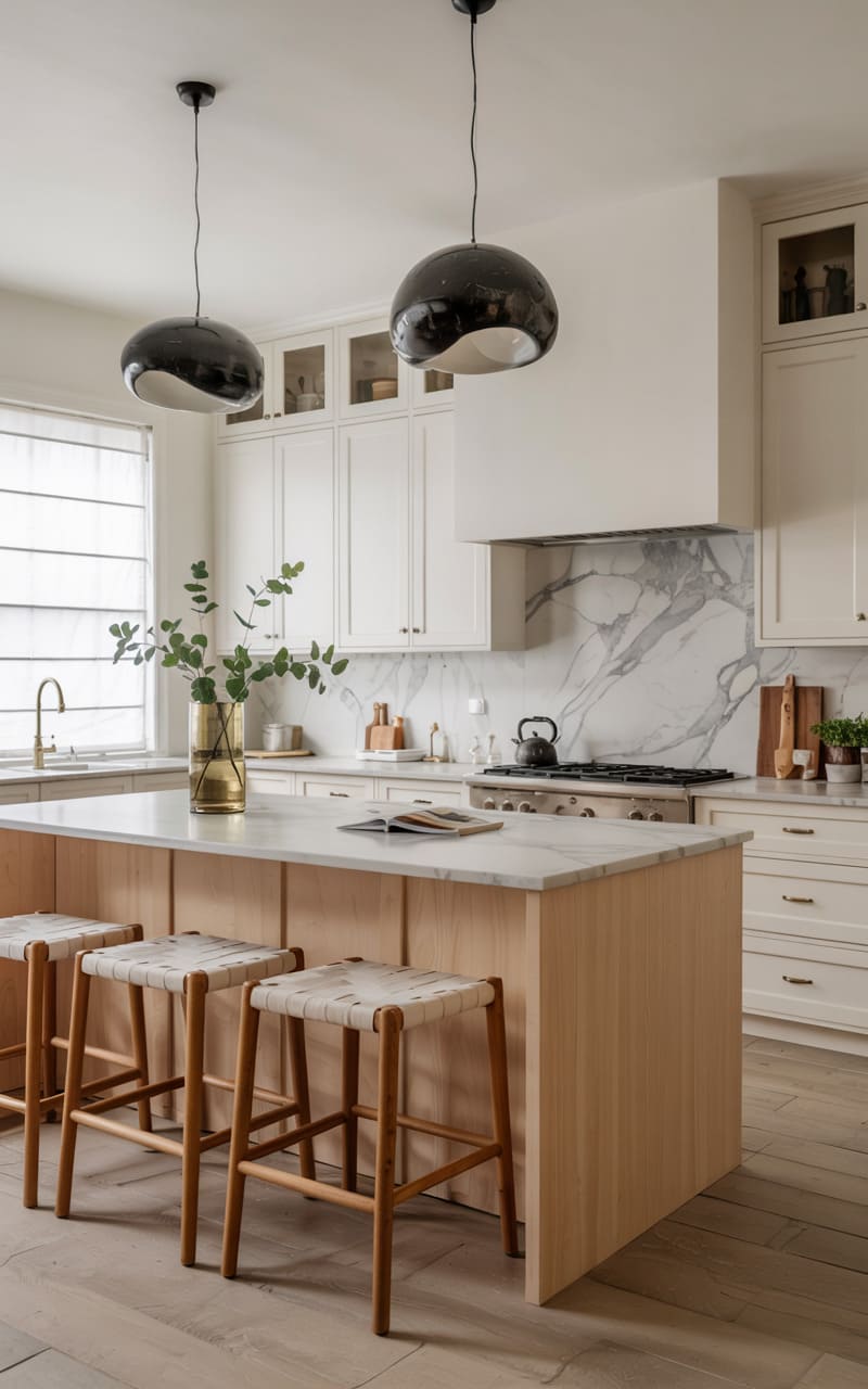 Scandinavian Kitchen with Sleek Nordic Charm