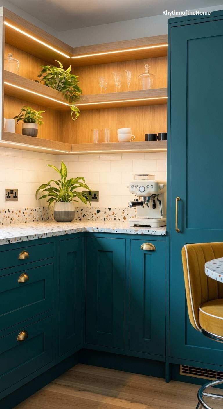 The Jewel-Toned Coffee Bar