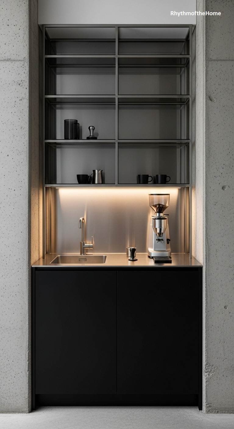 Industrial Precision Coffee Bar