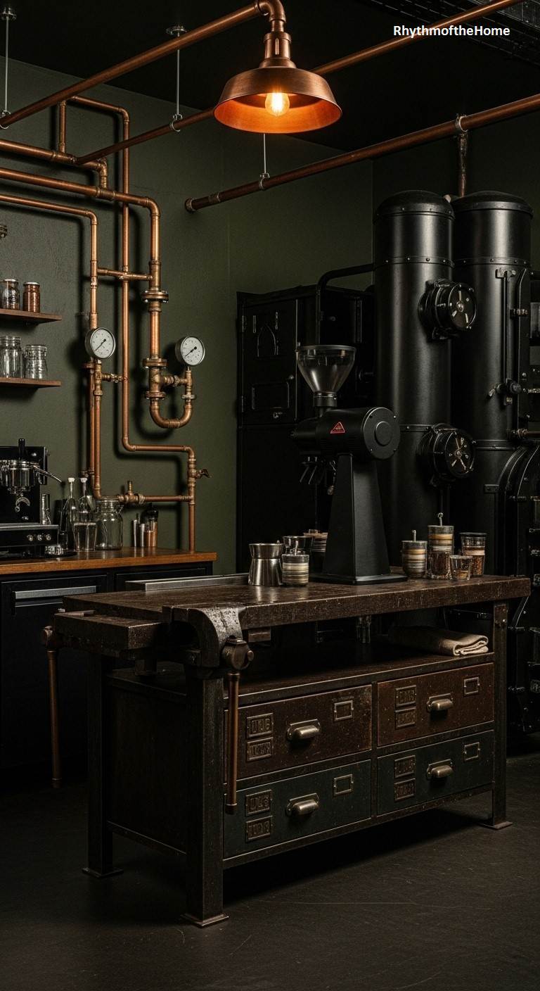 The Alchemist's Steampunk Coffee Bar