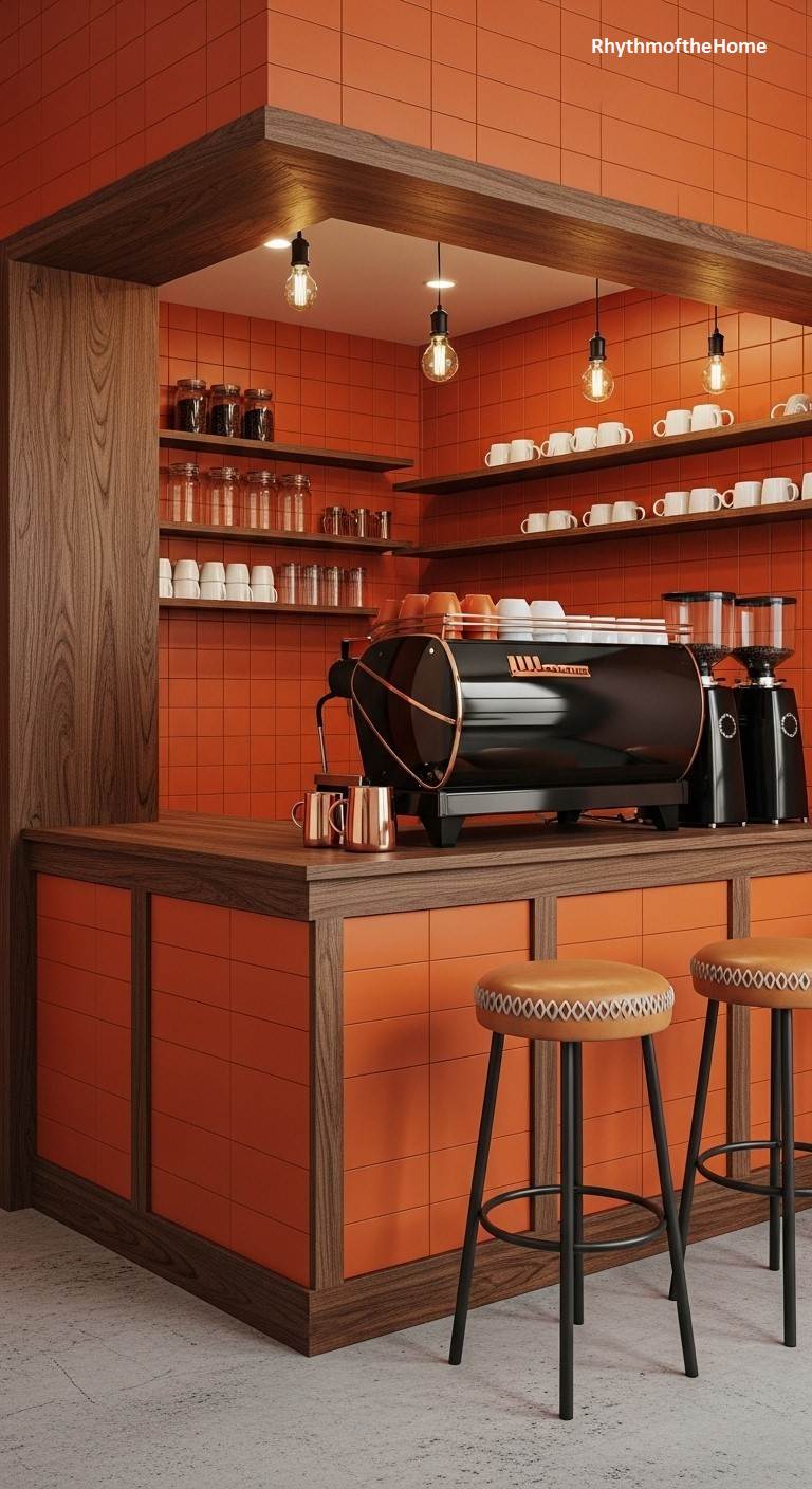 The Bold & Retro Coffee Bar