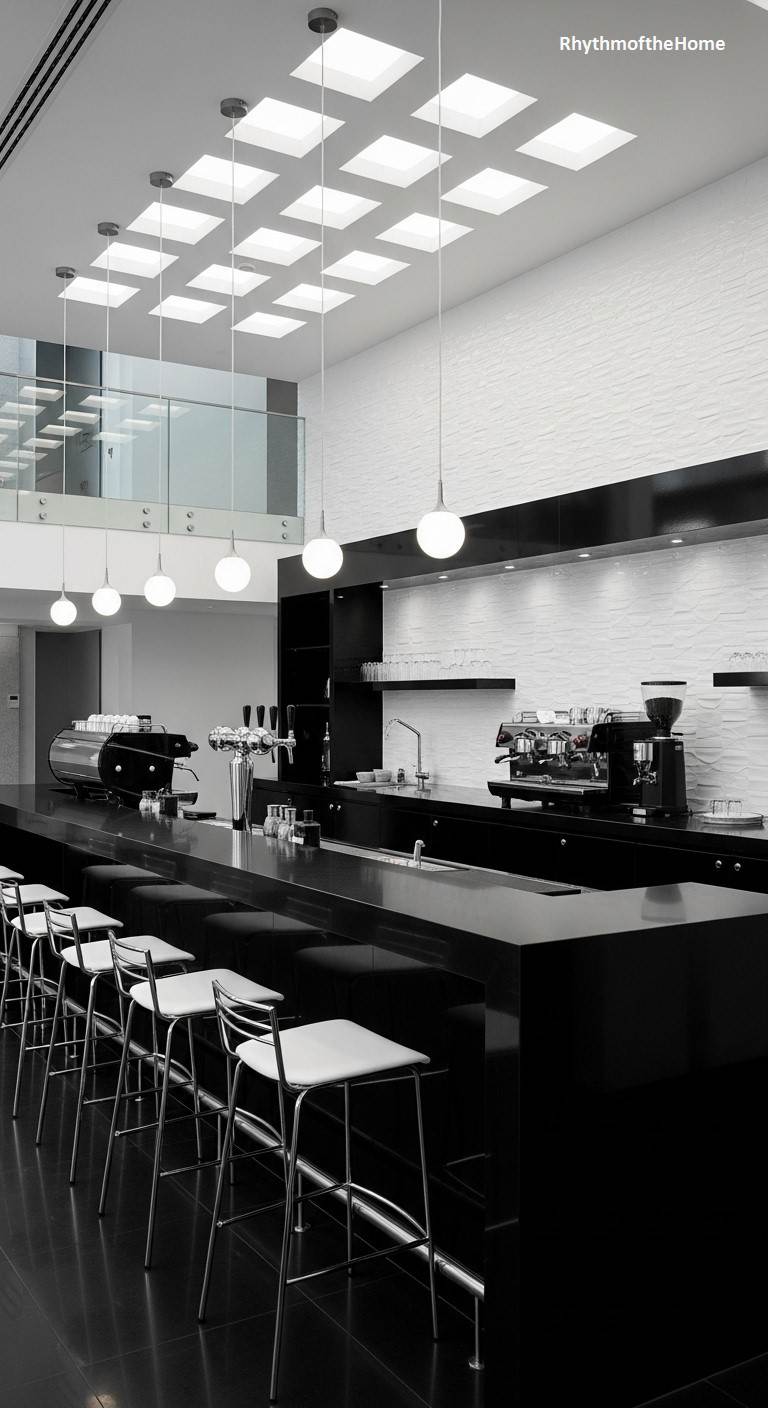 The High-Contrast Coffee Bar