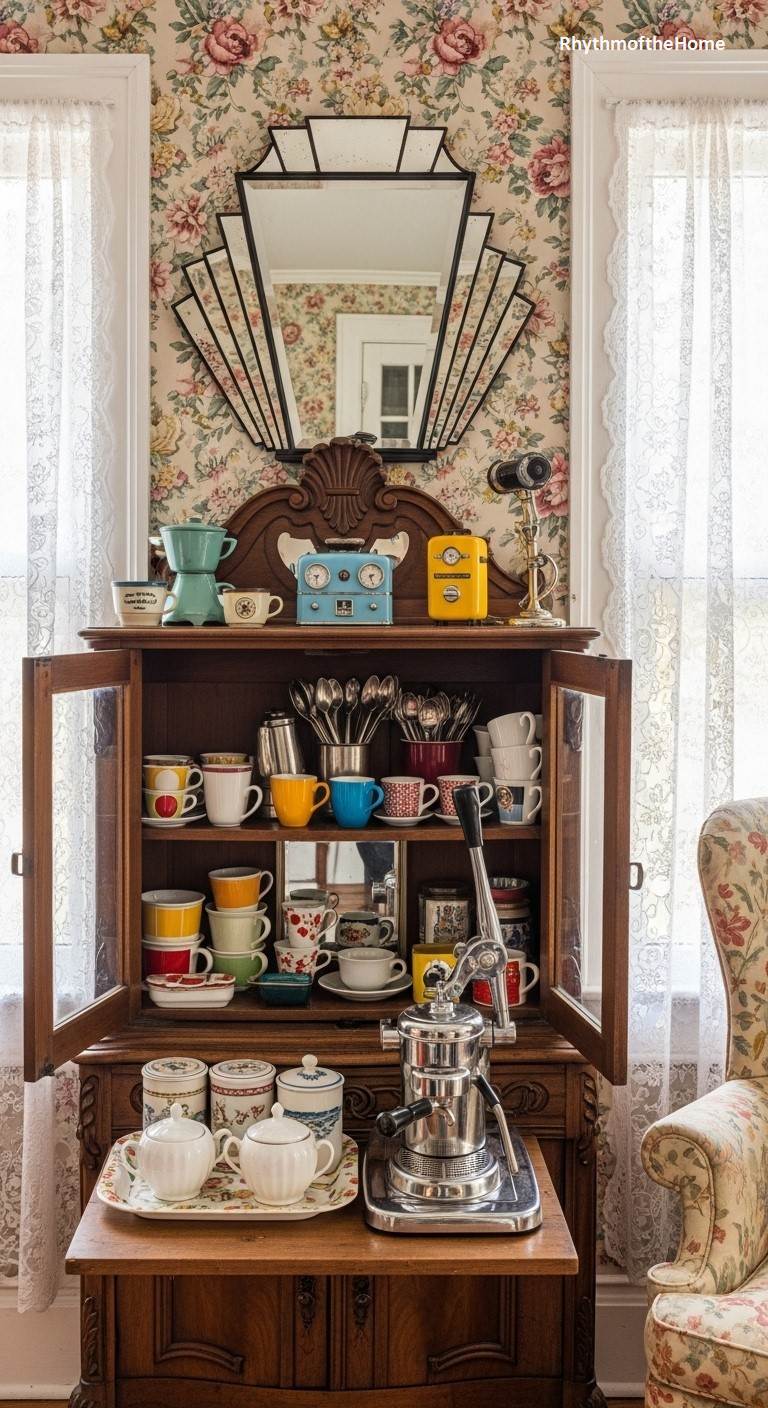 The Grandmillennial Charm Coffee Bar