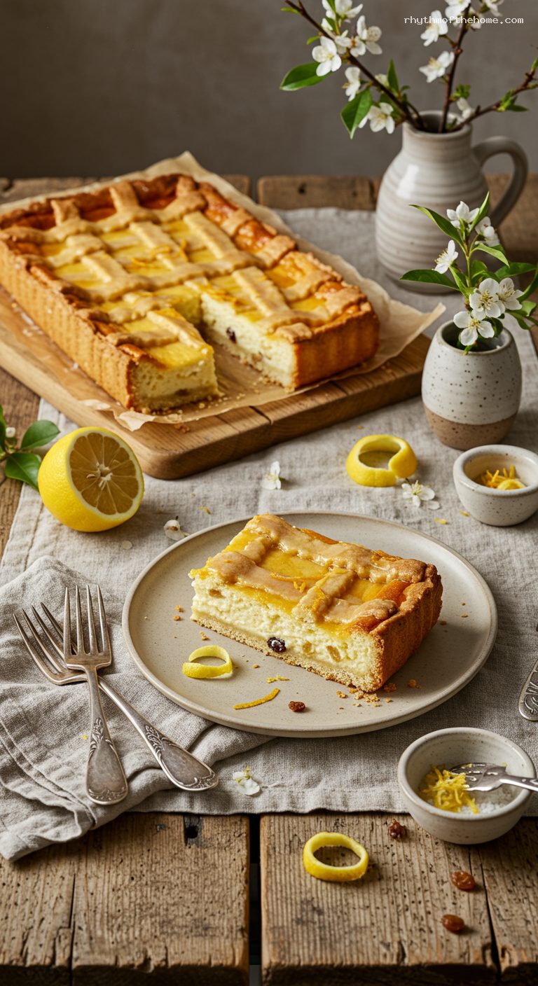 Classic Kraków Sernik: Lattice-Topped Twaróg Cheesecake