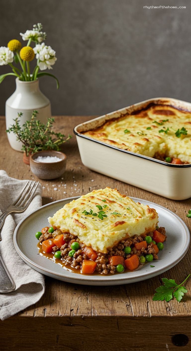 Classic Shepherd’s Pie with Buttery Mashed Potato Crust