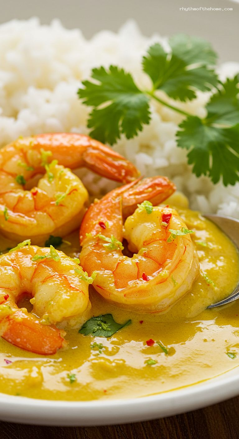 Coconut-Lime Weeknight Curry Sauce – Closeup