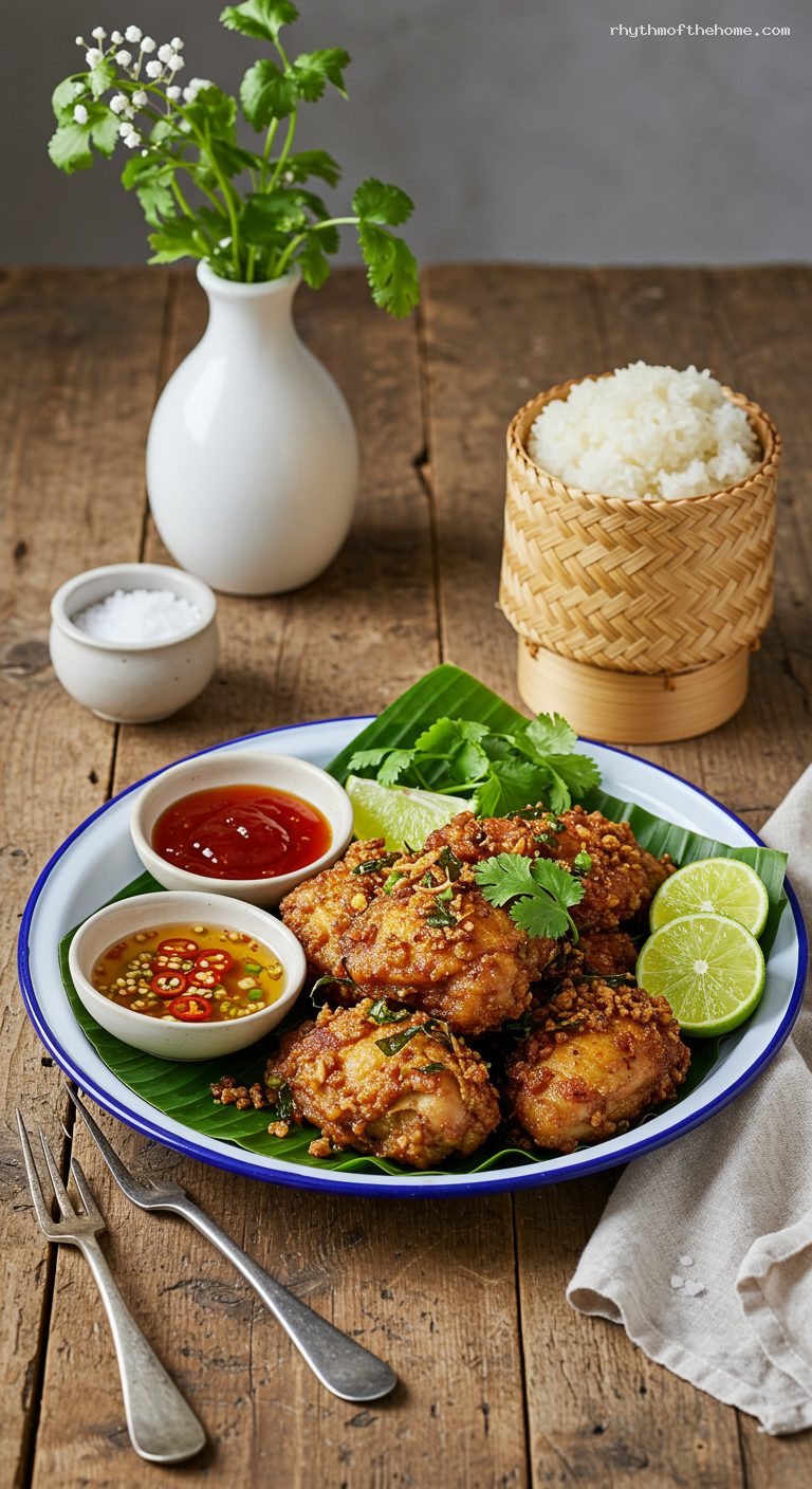 Crispy Thai Gai Tod with Sweet Chili Dip