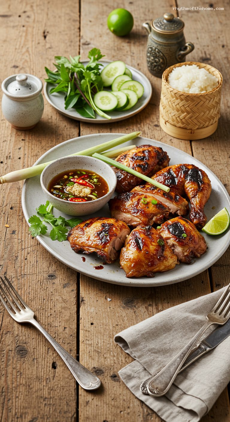 Isan-Style Gai Yang with Lemongrass Marinade