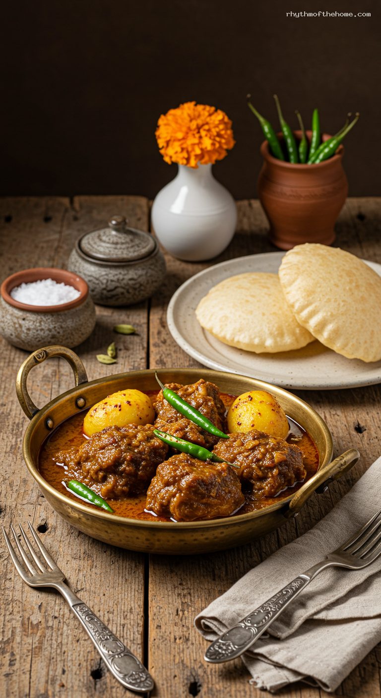 Kosha Mangsho: Bengali Slow-Braised Mutton Curry