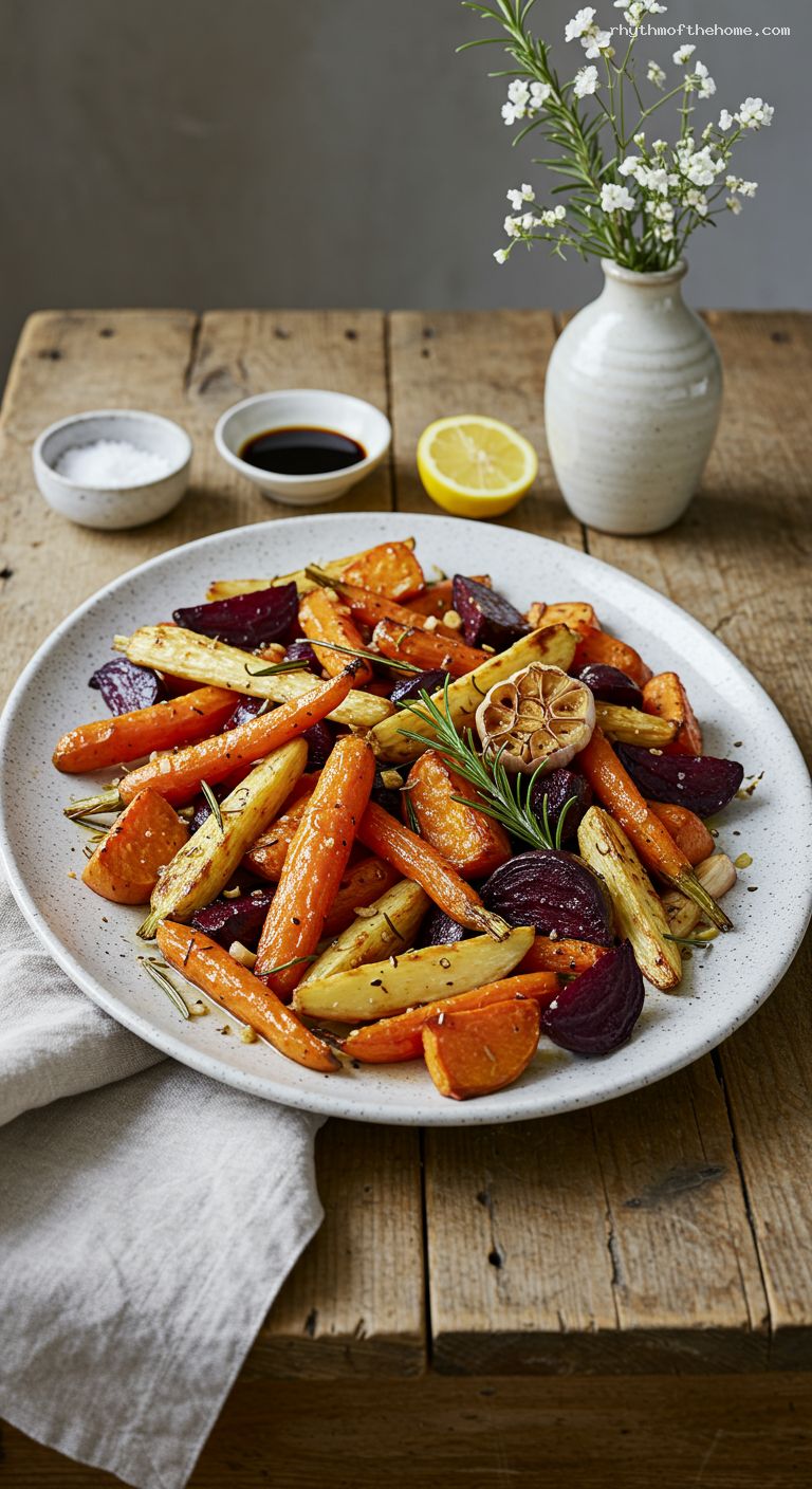 Rosemary Roasted Root Vegetable Medley