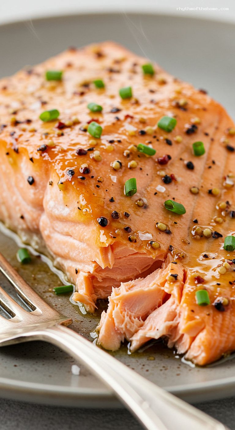 Smoky Maple-Mustard Glaze for Roasting – Closeup