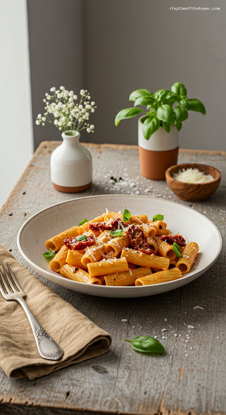 Sun-Dried Tomato Basil Parmesan Cream Sauce