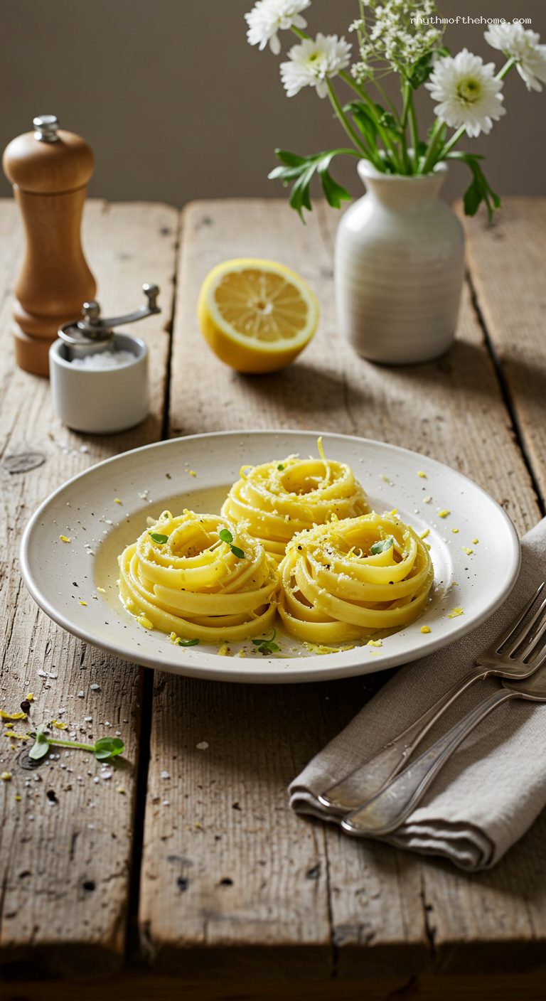 Tagliolini al Limone with Lemon-Butter and Parmigiano