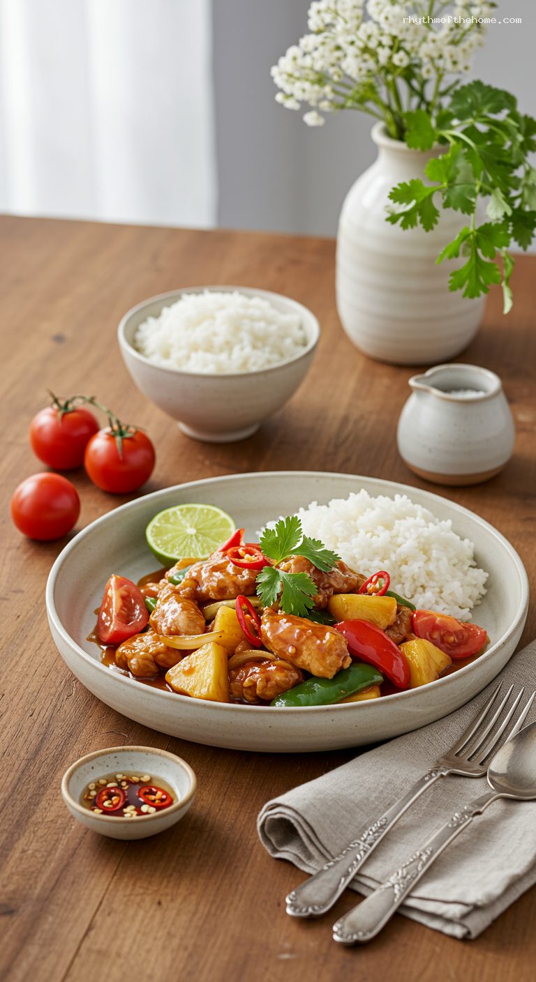 Thai Sweet and Sour Stir-Fry with Pineapple